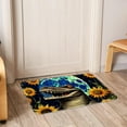 thumbnail image 6 of Sunflower Non-Slip Polyester Indoor/Outdoor Carpet Game Mat Bath Rugs Machine Washable, 6 of 6