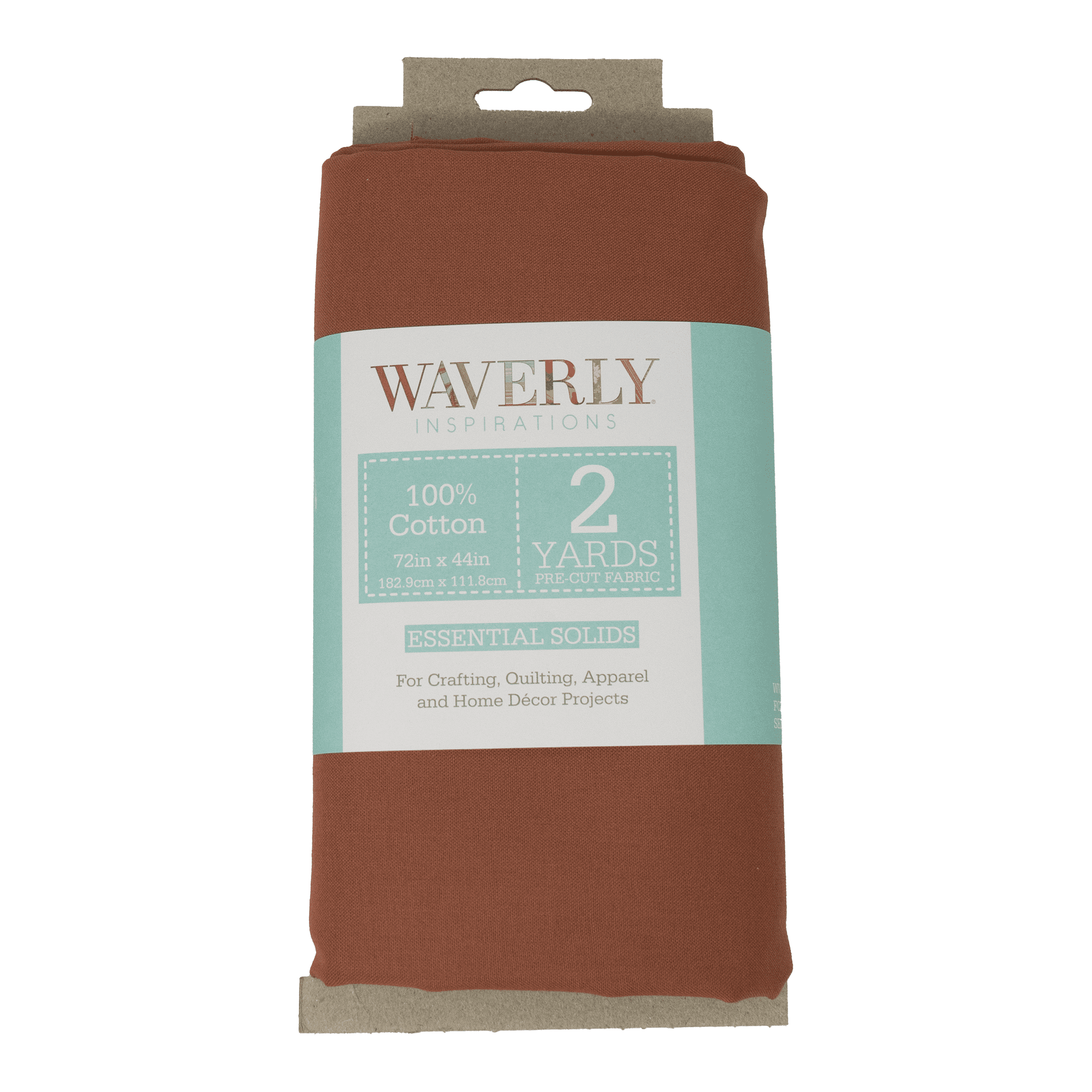 (2 pack) Waverly Inspirations 2 Yard Cut 100% Cotton Solids Fabric, Sedona, 44" Wide for Quilting & Sewing