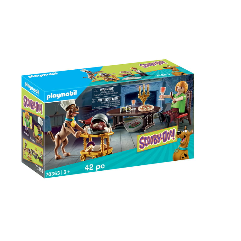 Tremble cotton Empty the trash PLAYMOBIL Scooby-Doo! Dinner with Shaggy Playset - Walmart.com