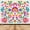 NO.00460, variant on Mexican Tapestry, Cute Bright Colorful Ethnic Floral Birds Butterfly Pattern Boho Tapestry, Mexican Embroidery Style Trippy Hippie Aesthetic Tapestries for Bedroom Living Room Dorm