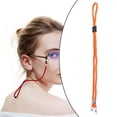 thumbnail image 1 of Adjustable Glasses Strap Rope Eyewear Retainer Sunglass Holder Strap Nonslip Sunglass String Fixed Straps Lanyard , naranja, 1 of 8