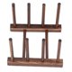 thumbnail image 4 of Dish Drying Rack Environmentally Friendly Durable Collapsible Dish Storage Rack for Kitchen Use4 Column Carbon Burning, 4 of 5