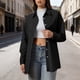 thumbnail image 1 of AUNVITO Women's Long Sleeve Blouse Business Casual Shirt for Spring and Autumn Seasons with Soft Draping Texture, 1 of 9
