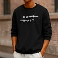 thumbnail image 6 of Fewfanhot Mens Sweatshirt Crewneck Graphic Sweatshirts Long Sleeve Oversized Loose Fit Shirts Drop Shoulder Pullover Casual Tops, 6 of 7
