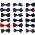 thumbnail image 3 of Maoww Cravate Formelle à Motif Coloré pour Hommes Adulte Homme Affaires Réunion Mariage Fil Polyester Nœud Papillon, 3 of 9