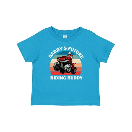 

Inktastic ATV Daddys Future Riding Buddy Gift Baby Boy T-Shirt