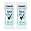Degree UltraClear Women's Antiperspirant Deodorant Stick Pure Rain Black+White, 2.6 oz Twin Pack