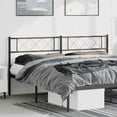 thumbnail image 1 of vidaXL Metal Headboard Black 193 cm, 1 of 5