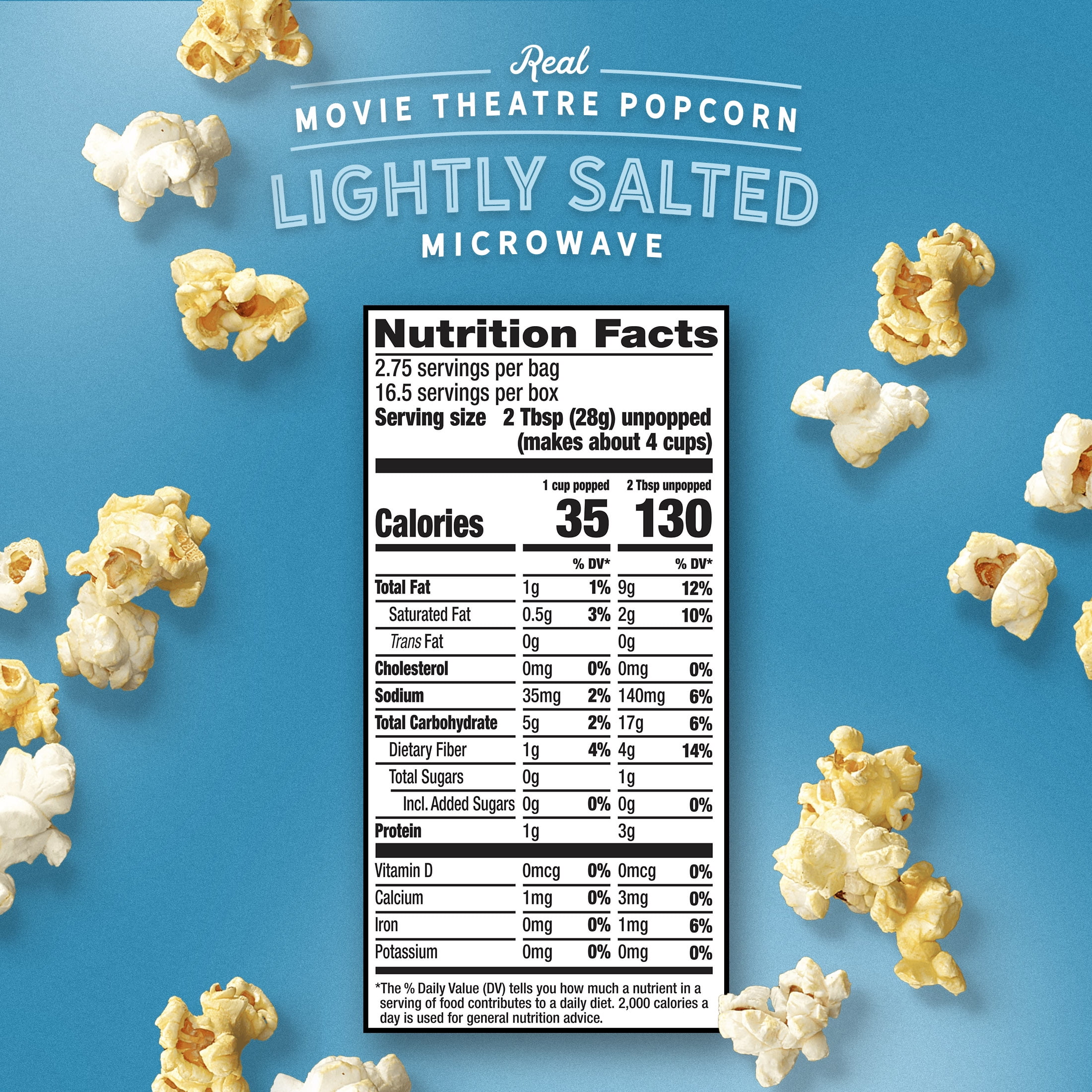 AMC Theatres Microwave Popcorn 6ct, Lightly Salted