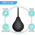 thumbnail image 2 of Bolas de enema anal, bolas de enema masculinas y femeninas de 224 ml, bolas de enema de silicona médica, duchas vaginales y anales sin presión arterial, 2 of 5