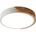 thumbnail image 1 of Plafón LED 18 W Blanco Neutro 4500 K 2400 lm, Interior Madera Redondo Moderna Plafón LED Diámetro 30 cm para Salón Salón Cocina Comedor Pasillo Hogar Oficina brillar Electrónica, 1 of 4