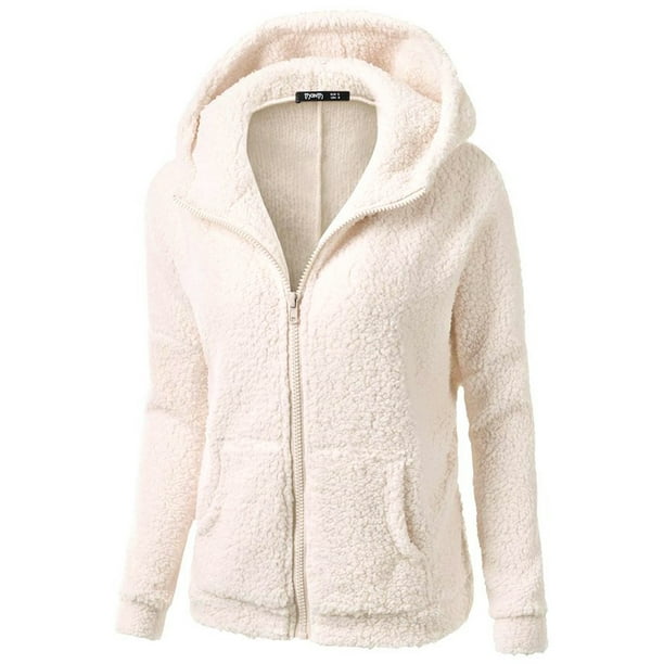 Qarigey Abrigo con capucha de manga larga con cierre frontal abierto para mujer, Sudadera con capucha cálida para ciclismo, ropa de niña, ropa de Color Abrigos y chamarras 5XL Qarigey AP014396-04