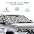thumbnail image 3 of Fuzoiu Snake Print Car Windshield Sunshade,Foldable Reflective Sun Visor,Windshield Sun Shade,UV Rays Sun Visor Shade,Auto Front Sun Shield Shade-Medium, 3 of 8
