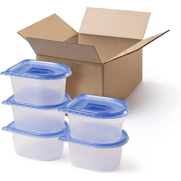 Ziploc Snap N Seal Food Storage Meal Prep Containers, 10 Piece Set,  40 Ounce (Compatible with Amazon Astro)