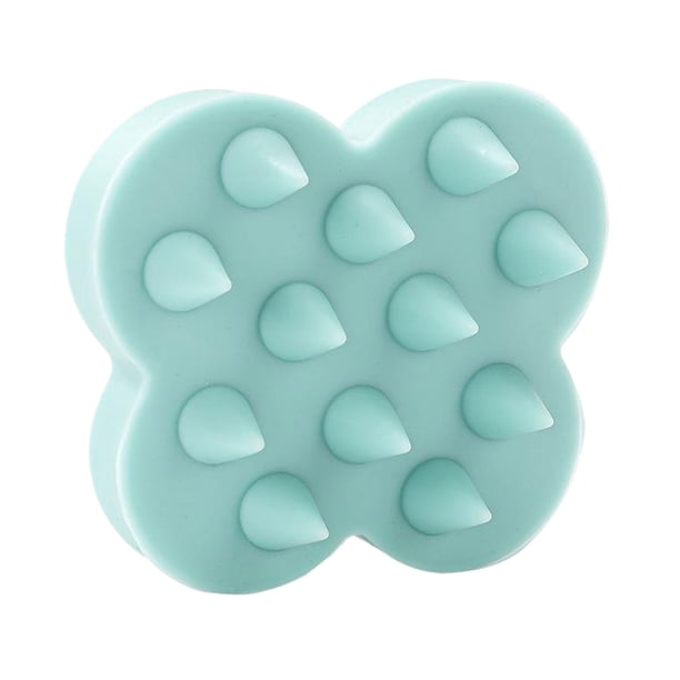 Guardurnaity Cepillo de masaje de silicona, masaje suave del cuero cabelludo para aliviar la fatiga, peine para lavar el cabello, herramienta para Cuidado del cabello Verde