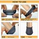 thumbnail image 3 of Protectores de piso de 16 piezas para patas de silla, cubiertas de silicona para proteger pisos, posavasos de fieltro para muebles, almohadillas protectoras antideslizantes, 3 of 5