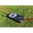 Zume Games Portable Badminton Set with Freestanding Base Sets Up on Any