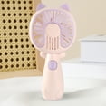 thumbnail image 4 of Clearance Under $5!Yyuenw Mini Handheld Fan, 3 Speed Wind, Cute Cat Ears Design, for Women Girls Indoor Outdoor Travel Camping Supplies, USB Rechargeable Portable Personal Fan, 4 of 5