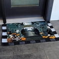 thumbnail image 4 of qiangxu,Halloween Door Mats Pumpkin Spooky Ghost Floor Mats Scary Entry Rug Non-slip Rubber Front Doormats Durable and Easy to Clean Carpets Living Room Rugs Gray3 31.5*11.84'', 4 of 6
