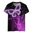 thumbnail image 4 of WEAIXIMIUNG T-Shirts Graphic Tees Woman Womens Casual Fashion Printed Pattern Short Sleeve Round Neck Tshirt Top, 4 of 4