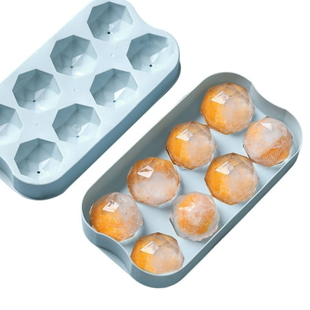 

Farfi 1 Pcs 7 Grids/8 Grids Ice Cube Mold BPA Free Spill-resistant PE Removable Lid Ice Ball Maker Kitchen Utensils