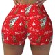 thumbnail image 2 of Balery Christmas Deer 1 Pantalones cortos de entrenamiento estampados para mujer, sin costuras, ajustados, para gimnasio, yoga, correr, deportes, ejercicio activo, fitness.-Small, 2 of 8
