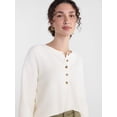 thumbnail image 5 of Scenario Women's Thermal Henley Shirt with Long Sleeves, Sizes XS-XXXL, 5 of 6