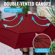 Repel Windproof Travel Umbrella, Auto Open Close Folding Umbrella Wind Tested to 100MPH