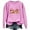 Pink, variant on WREESH Thanksgiving Sweatshirts for Women Fashion Ice Cream Graphic Crewneck Sweatshirt Casual Loose Fall Tops 2025 White