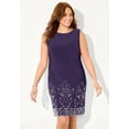 thumbnail image 4 of Catherines Women's Plus Size Beaded Trim Jacket Dress Set, 4 of 5
