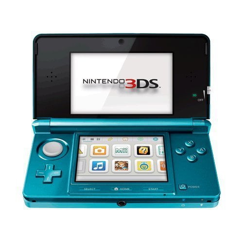 Restored Nintendo 3DS (Japanese Version) CTR-001(JPN) Aqua Blue (Refurbished)
