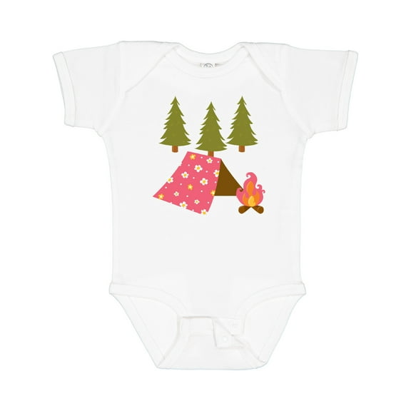 Inktastic Summer Camp Girls Camping Girls Baby Bodysuit