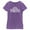Purple Berry, variant on Girl's Black Panther: Wakanda Forever Black and White Movie Logo Graphic Tee Purple Berry Small
