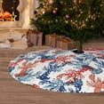 thumbnail image 6 of Yiaed Red Lobster Print Christmas Tree Skirt , Tree SkirtsTree Mat for Christmas Winter Holiday Indoor Decorations-48", 6 of 7