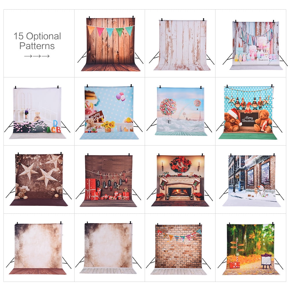 Toile De Fond Photo Noël 2,1x1,5m - Impression HD, Polyester, Pour Portraits Bébé, Famille, Fêtes, Studio Maison