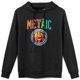 thumbnail image 1 of Sudadera Unisex con Capucha Negra, Diseño Gráfico Decorativo, 52% Algodón / 48% Poliéster, 1 of 5