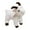 White, variant on 118 Inch Realistic Farm Goat Stuffed Animal Toy Soft Cuddly Educational For Children