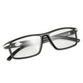 thumbnail image 3 of 3 Pairs of Black Resin Classic Reading Glasses 1.50, Plastic Rectangle Sport Business Readers 1.50 for Men, 3 of 6