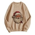thumbnail image 2 of Chandails de Noël pour Femmes Mode de Noël pour Femmes T-Shirt à Manches Longues et Col Rond avec Coupe Ample et Design de Chandail Sans Capuche pour Femmes, 2 of 3