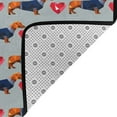 Area Rugs For Living Room Decor, Dachshund Dog Puppy No.1012 Anti Slip