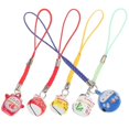 thumbnail image 4 of 5Pcs Beckoning Cat Keychains with Bell Pet Bell Pendant Phone Lanyard Decor, 4 of 4