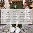 thumbnail image 3 of COSFO Work Men's Cargo Pants Stretch Pockets Sweatpants Solid Drawstring Relaxed Fit Jogger Mens Pants, 3 of 8