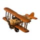 thumbnail image 3 of Modelo de avión hecho a mano, decoración de avión de escritorio, adorno de madera para oficinas. Estilo E, 3 of 9