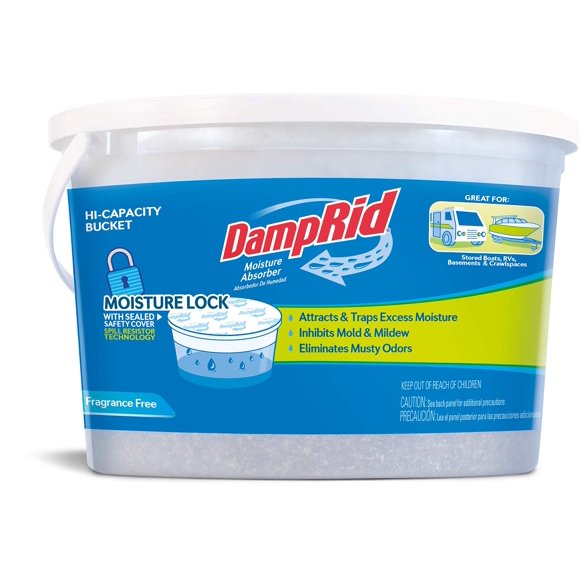DampRid FG50T Hi-Capacity Moisture Absorber, 2-Pound Tub