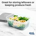 thumbnail image 4 of GoodCook Large Rectangle Food Storage Container 2 Pack, Made without BPA and Dishwasher Safe, A Practical Choice for Dry Goods and Bulk Ingredients, 4 of 11