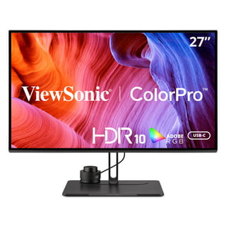 ViewSonic VP2756-4K 27 Inch Premium IPS 4K Ergonomic Monitor with  Ultra-Thin Bezels, Color Accuracy, Pantone Validated, HDMI, DisplayPort and  USB Type