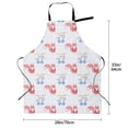 thumbnail image 5 of Uemuo Red Squirrel And Blue Rabbit Pattern Waterproof Apron Adjustable Dishwasher Apron- Apron for Women Men Heavy Duty Work Apron for Dishwashing Chemical Lab, 5 of 9