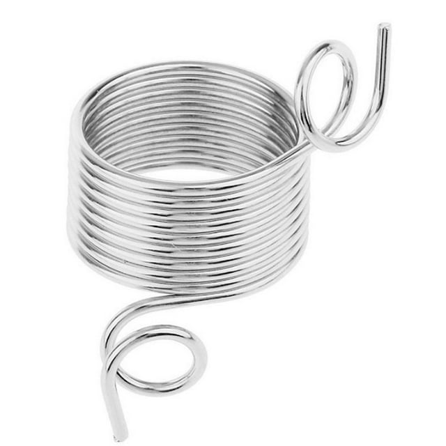 EeaseCA Stainless Steel Metal Yarn Guide Knitting Thimble Wool Weaving Tool for Knitting - Large