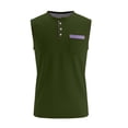 thumbnail image 7 of LIaqionyy Mens Shirts Sleeveless Button down Shirt Workout Muscle Tank Tops Casual Basic Summer Top Clothes, 7 of 7