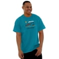 thumbnail image 3 of Funny Snorkel Shark Chase Beach Day Men's Graphic T Shirt Tees Brisco Brands S, 3 of 6